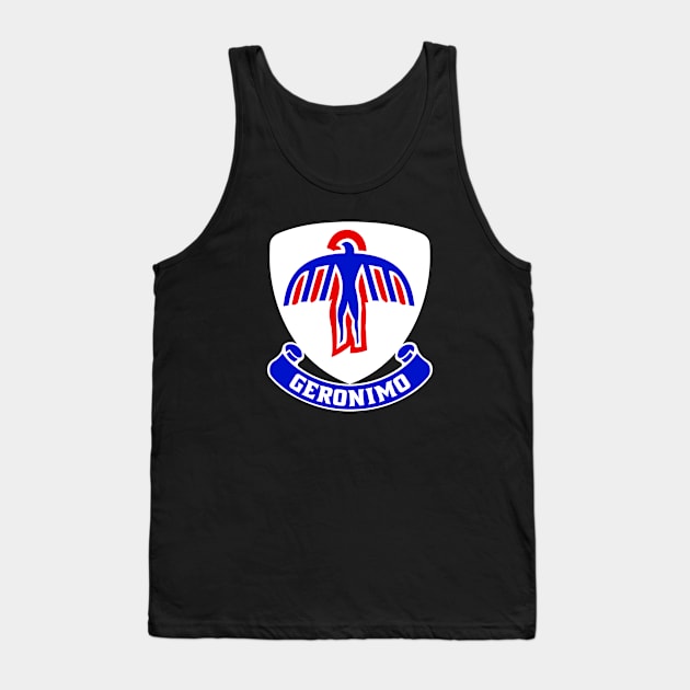 Mod.3 Geronimo 501st Airborne Parachute Infantry Tank Top by parashop